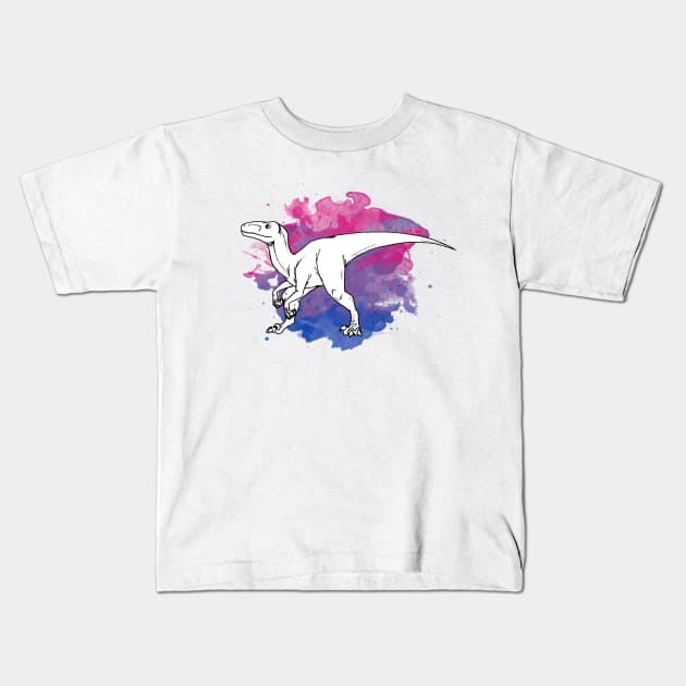 Bilociraptor Kids T-Shirt by Adry